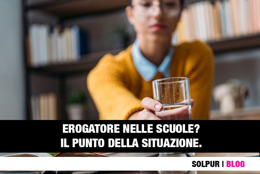 Perché l’erogatore acqua a scuola conviene?