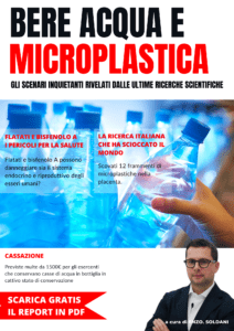 Bere acqua e microplastica